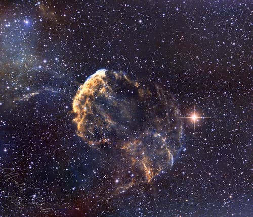 Supernova remnant IC443 (SHO filters)