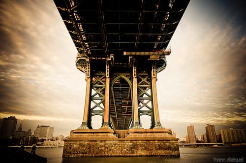 New York City Manhattan bridge USA