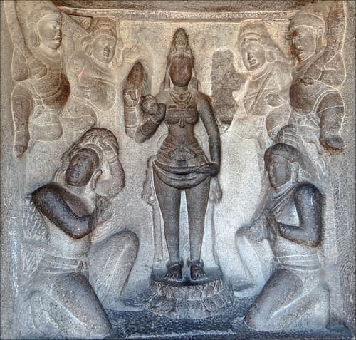 Les temples monolithes (Mahabalipuram, Inde)