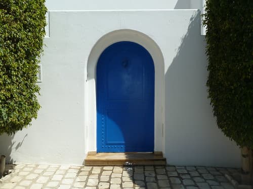 Porte traditionnelle tunisienne