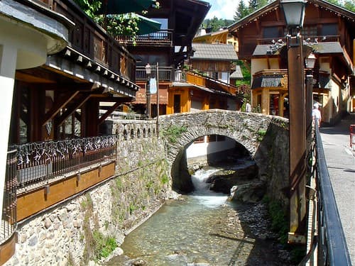 On the way to Megève