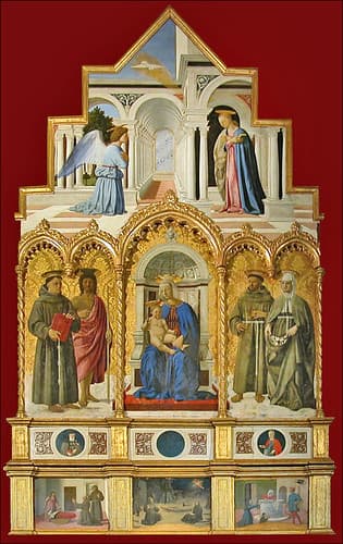 Polyptique de St Antoine de Piero della Francesca (Perugia, Italie)