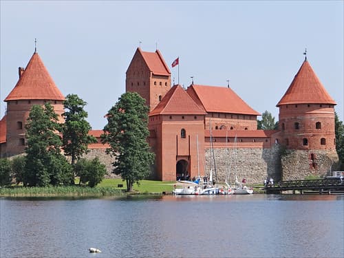 Le château de Trakai (Lituanie)