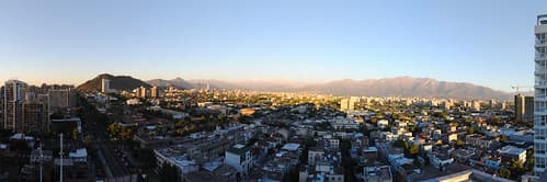 Full panoramic of Santiago