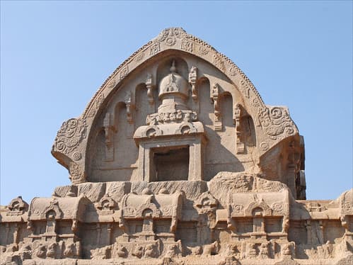 Les temples monolithes (Mahabalipuram, Inde)