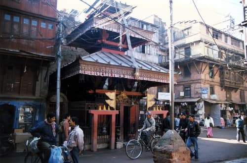Nepal - Rue de Katmandou