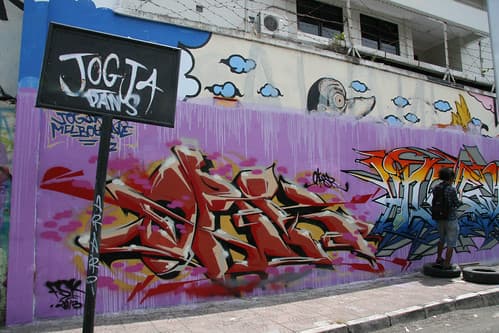 Street art in Yogyakarta