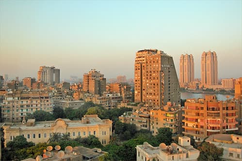 Le Caire à Zamalek (Egypte)