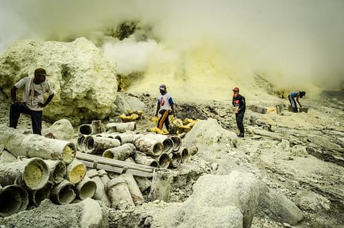 Men at work.