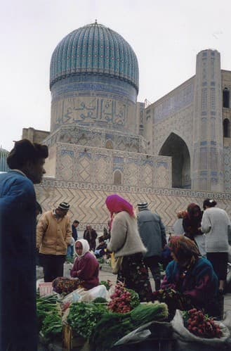 Ouzbekistan - Samarcande - marché