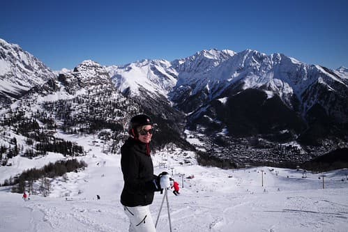 At Courmayeur - Mont Blanc