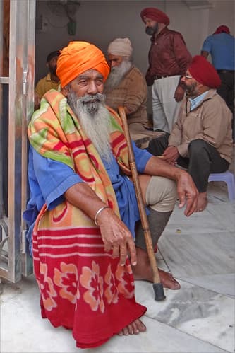 Dans le sanctuaire sikh : Gurdwara Bangla Sahib (New Delhi, Inde)