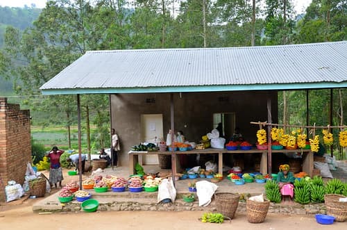 Roadside Markets along Rwandan Highway