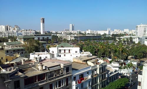 Au centre de Casablanca