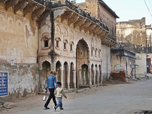 Une rue de Fatehpur (Shekhawati, Rajasthan)