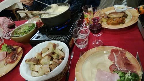 Cheese fondue