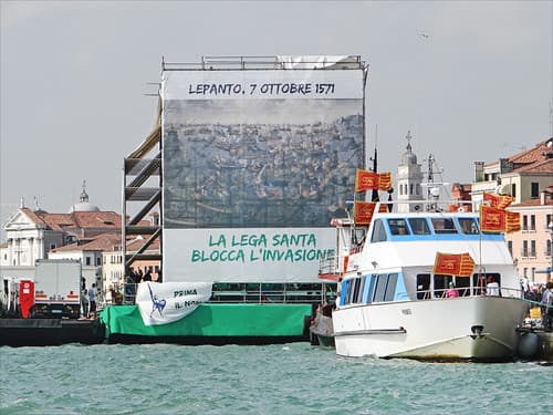 Meeting de la Ligue du Nord à Venise