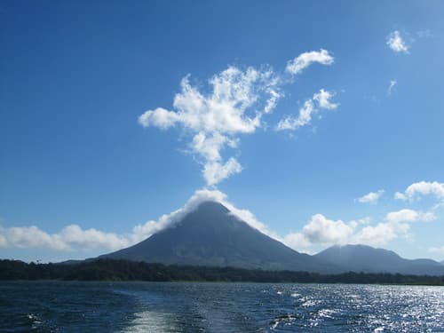 Clouds look like smoke