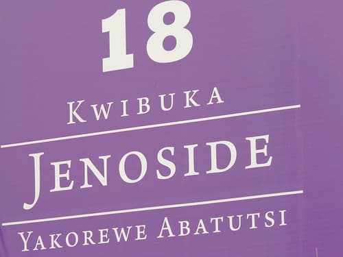 Billboard Marking 18th Anniversary of 1994 Rwandan Genocide - Musanze (Ruhengeri) - Northern Rwanda
