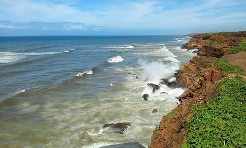 Côte atlantique de la capitale du Maroc