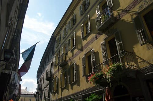 dans les rues d'Aoste