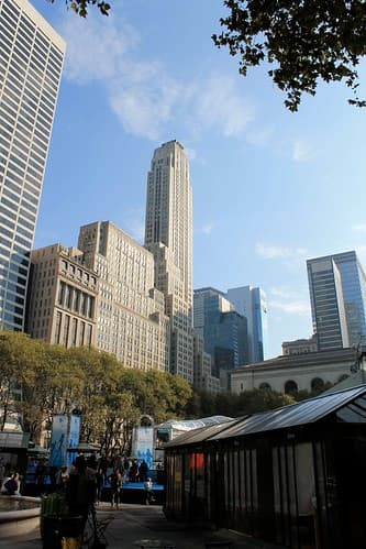 Bryant Park Area - New York City