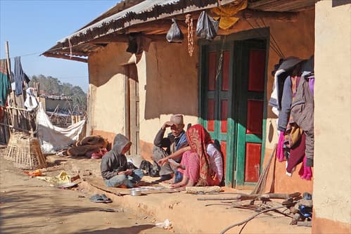 Une ferme népalaise (Région de Nagarkot)