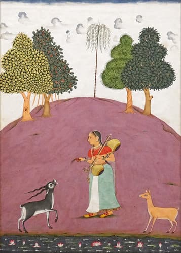 Ragamala Todi Râginî (musée Guimet)