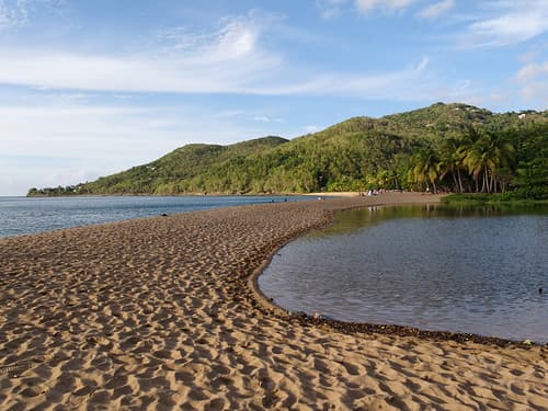 Deshaies, plage de la Grande-Anse