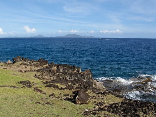 Vieux-Fort, vue sur les Saintes