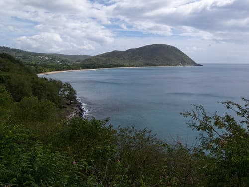 Deshaies, plage de la Grande-Anse