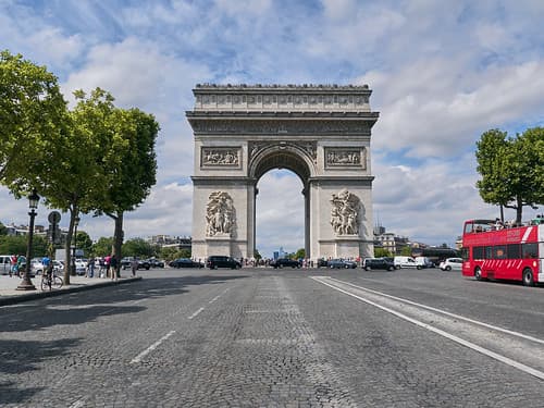 El Arco del Triunfo, París, Francia