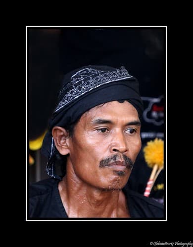 Portrait d'un musicien- Surabaya- Java- Indonésie- Indonesia