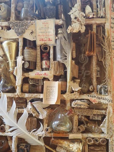 Villa Torlonia - Casina delle Civette : exposition LIbri d'artista di Vittorio Fava; août 2018