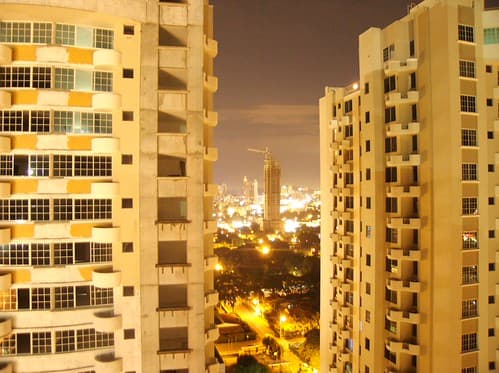Panama City from eye level